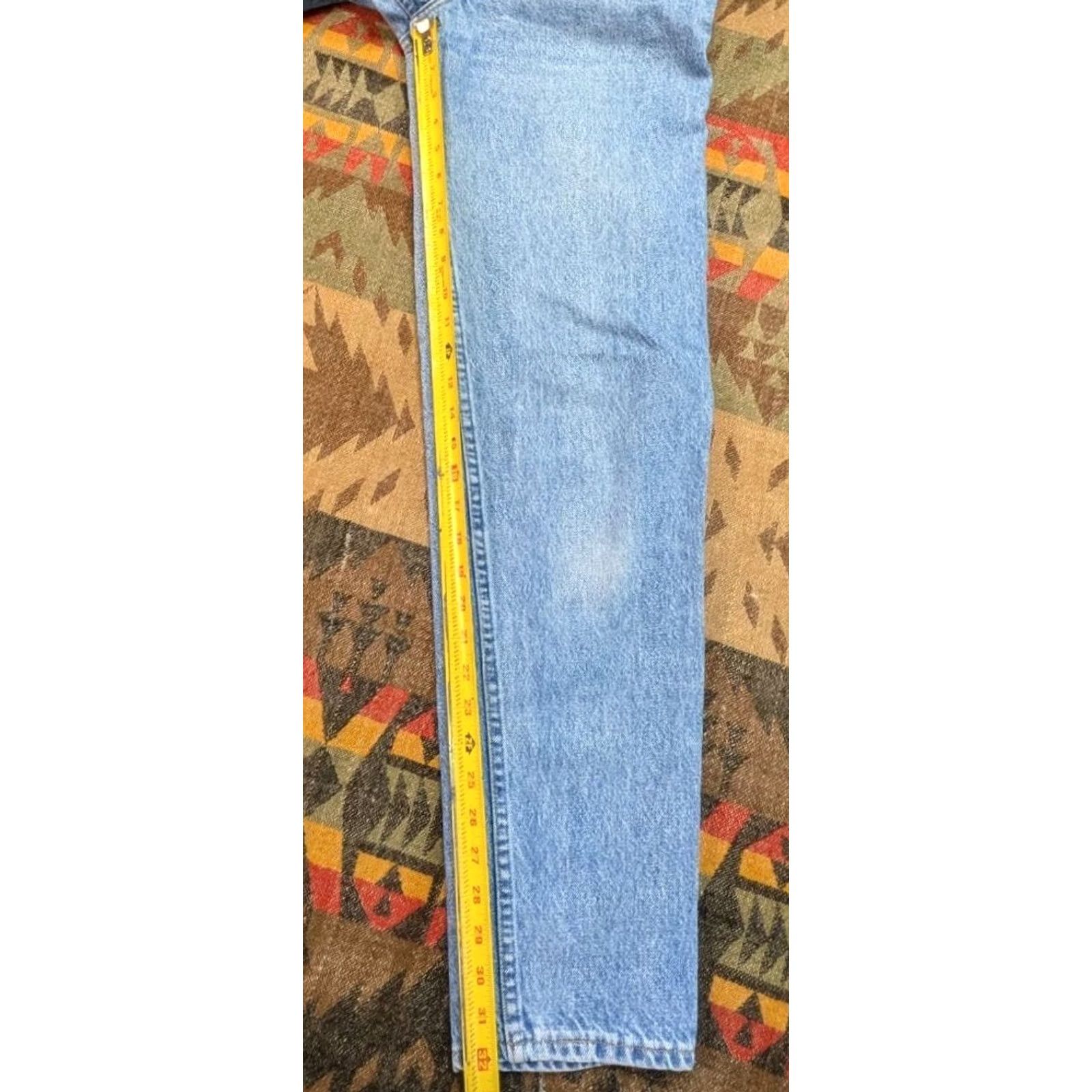 Levi's VINTAGE Levi's Orange Tab Denim Jeans 29x32 Made In USA Light Wash Mens Size US 29 - 7 Thumbnail