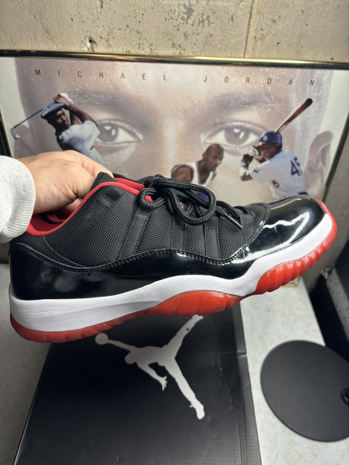 Jordan Brand Jordan Retro 11 low ‘bred” Size US 10 / EU 43 - 1 Thumbnail