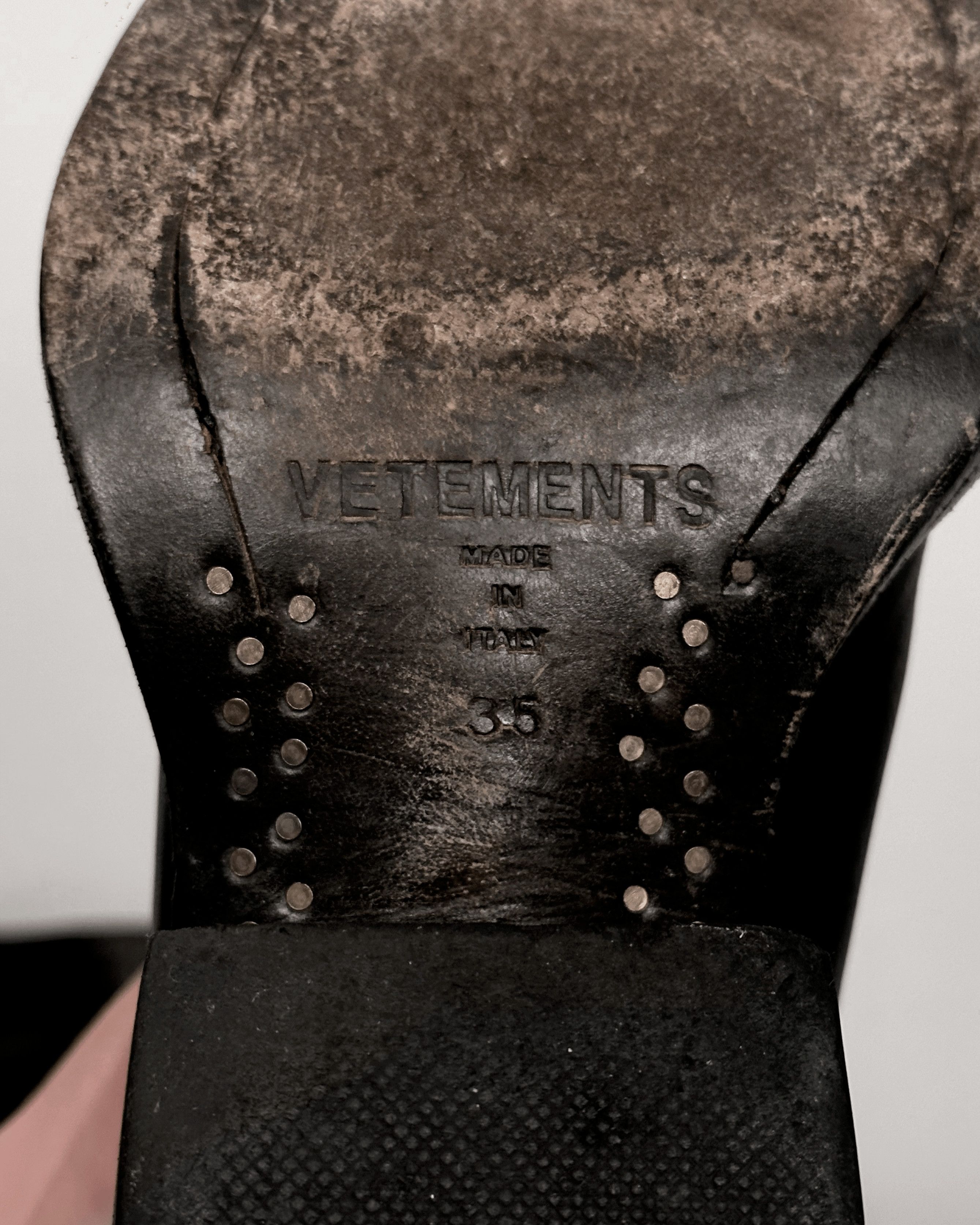 Vetements Vetements Metal Toe Cap Western Cowboy Boots Size US 5 / EU 37 - 13 Thumbnail
