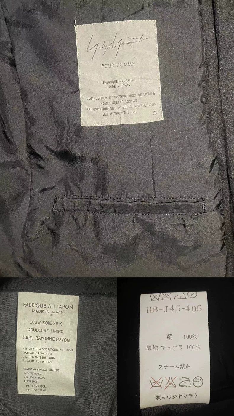Yohji Yamamoto Yohji Yamamoto 95ss Bukowski Silk Hand Stitched Jacket Size US S / EU 44-46 / 1 - 7 Thumbnail