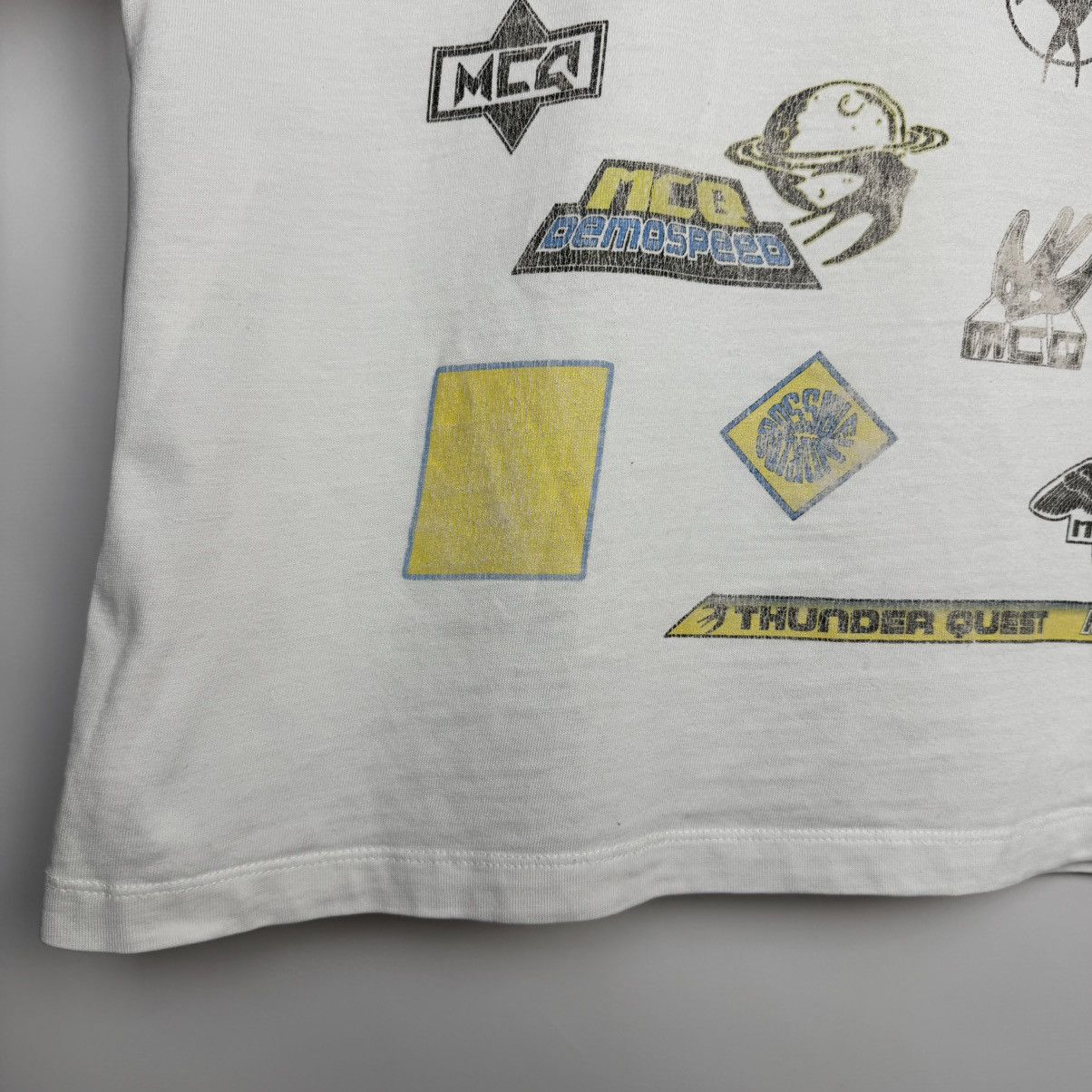 McQ Alexander McQueen ALEXANDER MCQUEEN MCQ T-SHIRT COTTON ASTROFORCE PRINT WHITE Size US XL / EU 56 / 4 - 12 Thumbnail