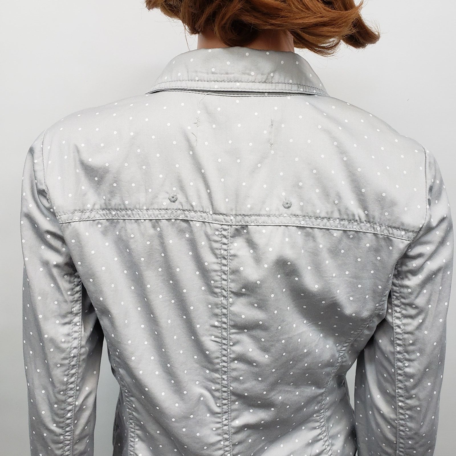 Nordstrom NWT Caslon Nordstrom Polka Dot Blazer Jacket S Cotton Size S / US 4 / IT 40 - 12 Thumbnail