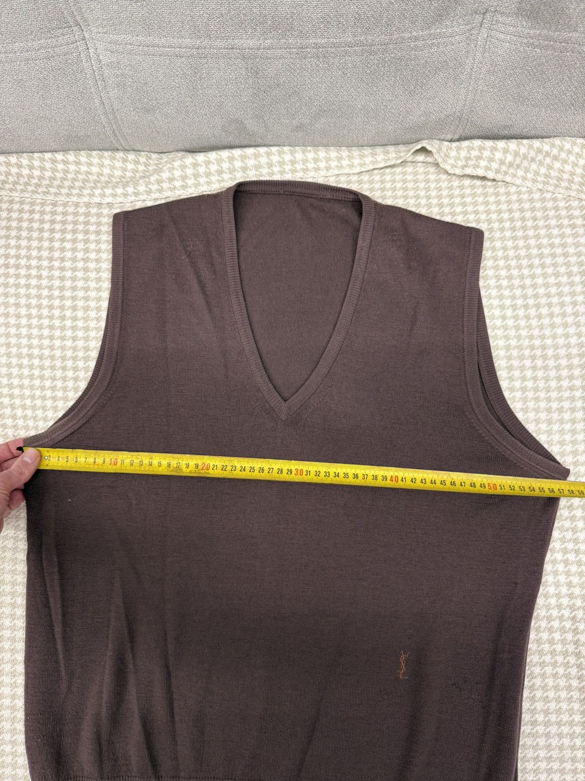 Yves Saint Laurent Vintage Yves Saint Laurent YSL Brown Vest Size US M / EU 48-50 / 2 - 8 Thumbnail