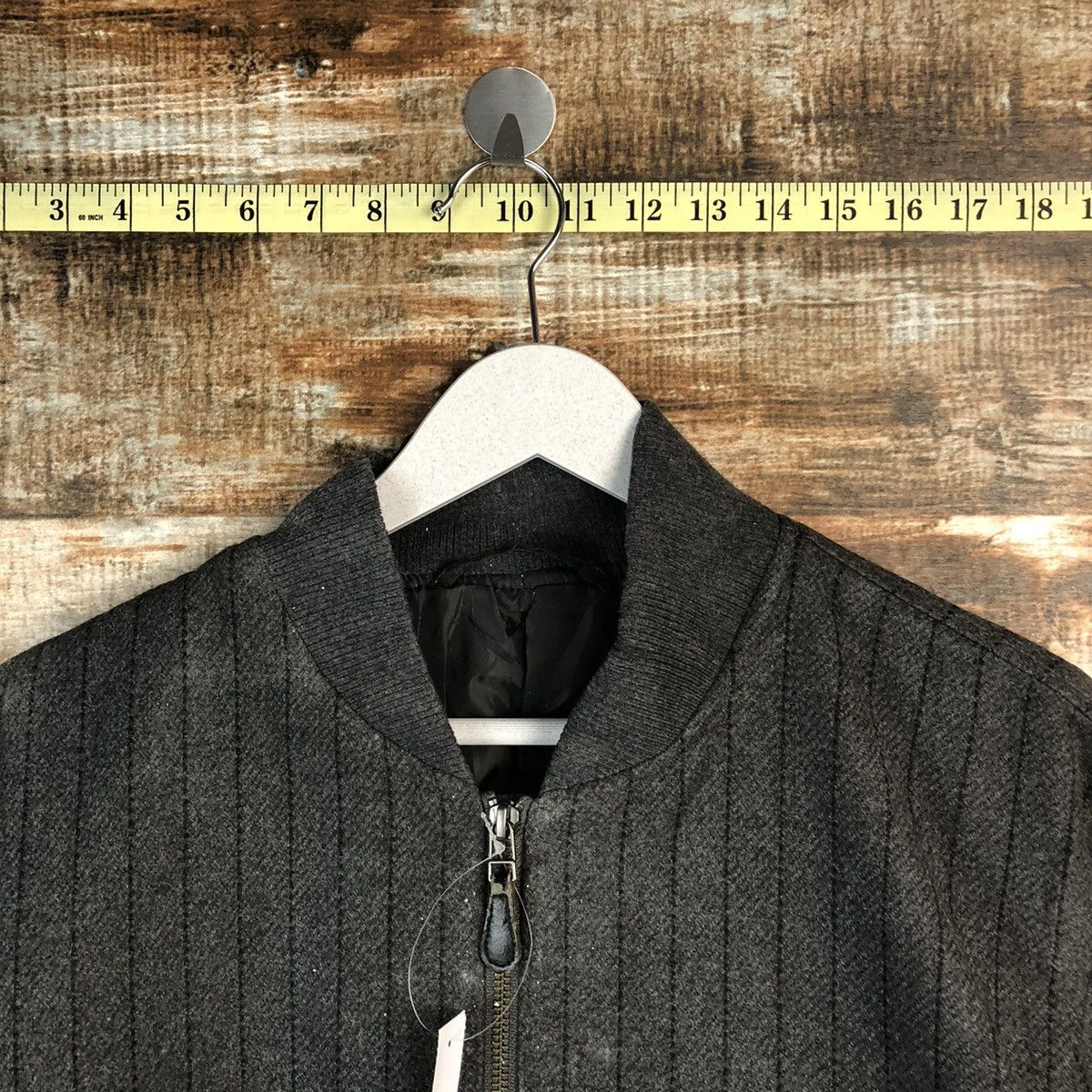 GU GU Grey Bombers Jacket #A1298 Size US L / EU 52-54 / 3 - 4 Thumbnail