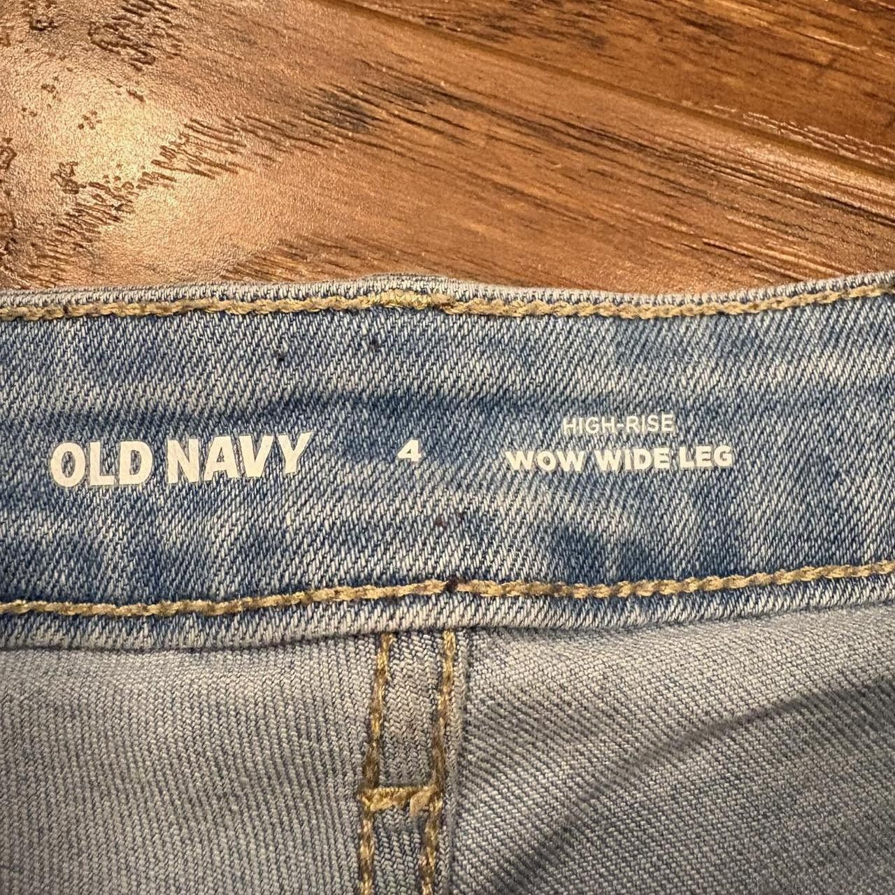 Old Navy Crazy Vintage Y2K/2000s Baggy Wideleg Old Navy Light Blue Wash Denim Jeans! Size US 29 - 6 Thumbnail