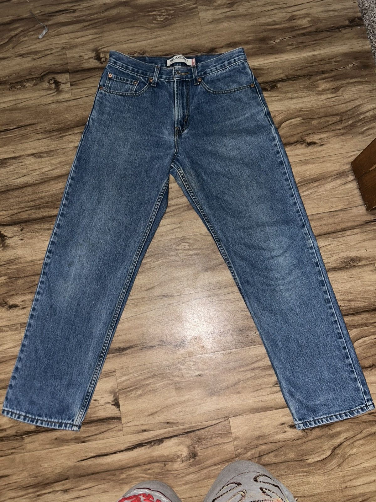 Levi's Levi's 550 Relaxed Fit Blue Jeans Size 31" - 5 Thumbnail