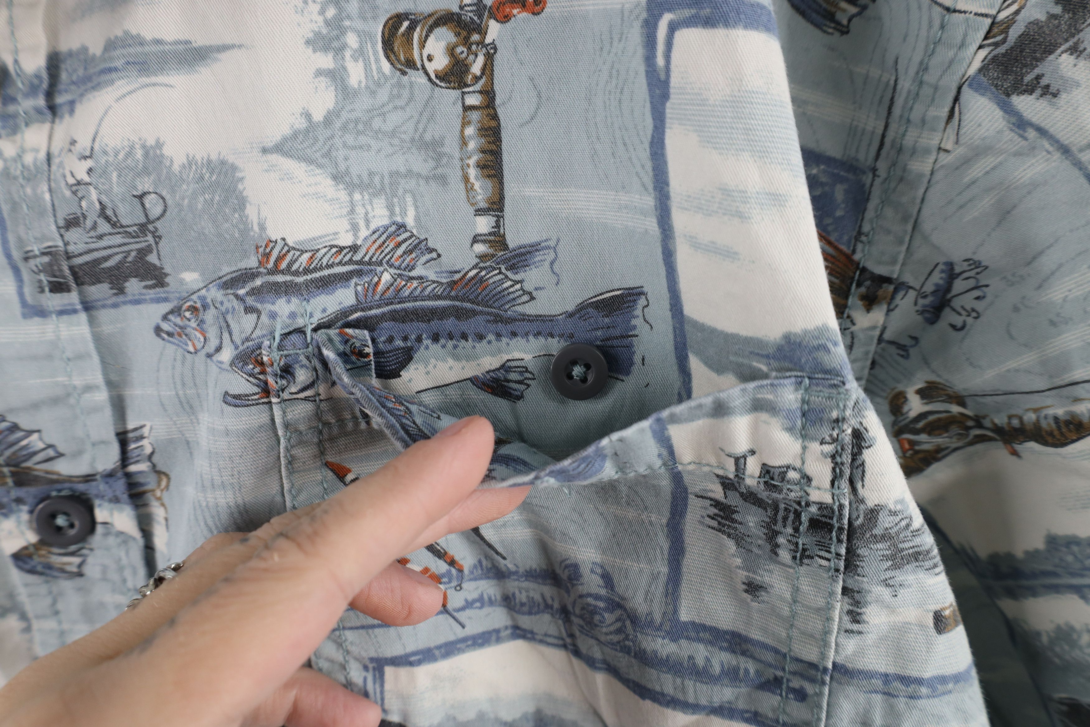 Vintage Vintage 90s Streetwear Over Print Short Sleeve Button Shirt Size US XL / EU 56 / 4 - 4 Thumbnail