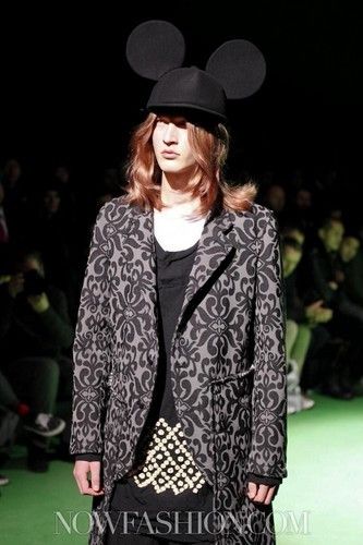 Comme des Garcons Homme Plus *Grailed* CDG HOMME PLUS AW13 MICKEY RUNWAY LEATHER CAP Size ONE SIZE - 2 Thumbnail