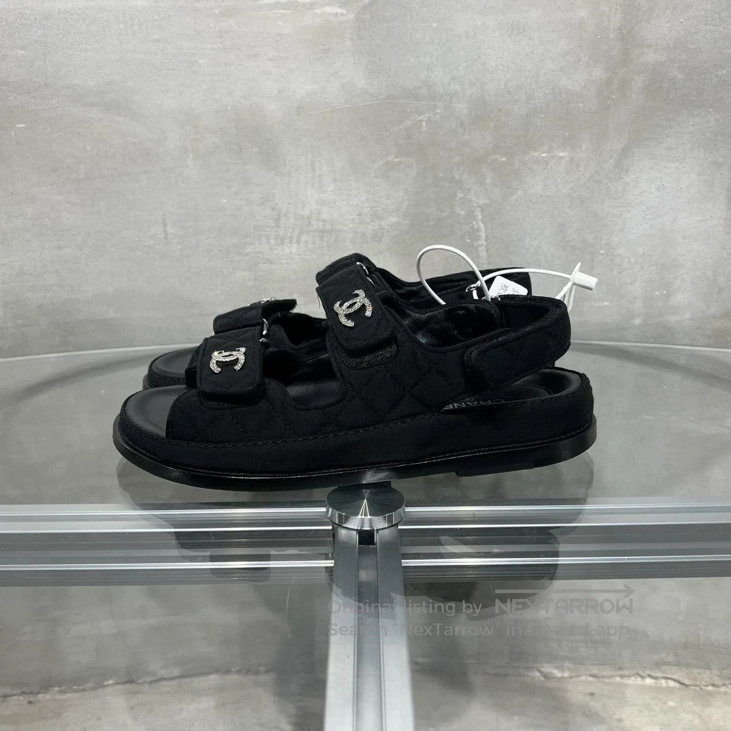 Chanel Chanel Double-C Water Drill Magic Cooling Sandals Size US 6.5 / IT 36.5 - 3 Thumbnail