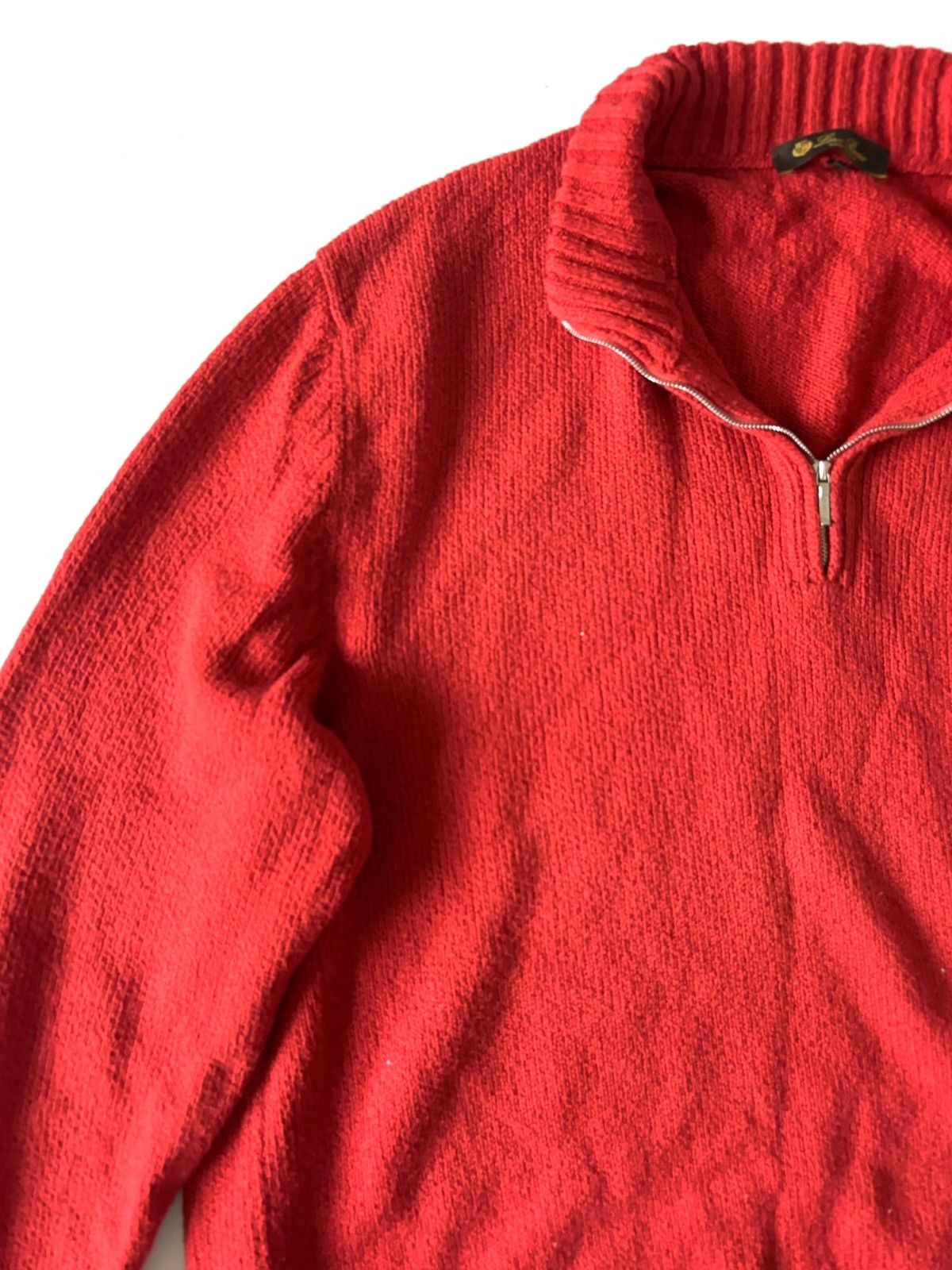 Loro Piana Loro Piana Half Zip Knit Sweater Size US XL / EU 56 / 4 - 4 Thumbnail