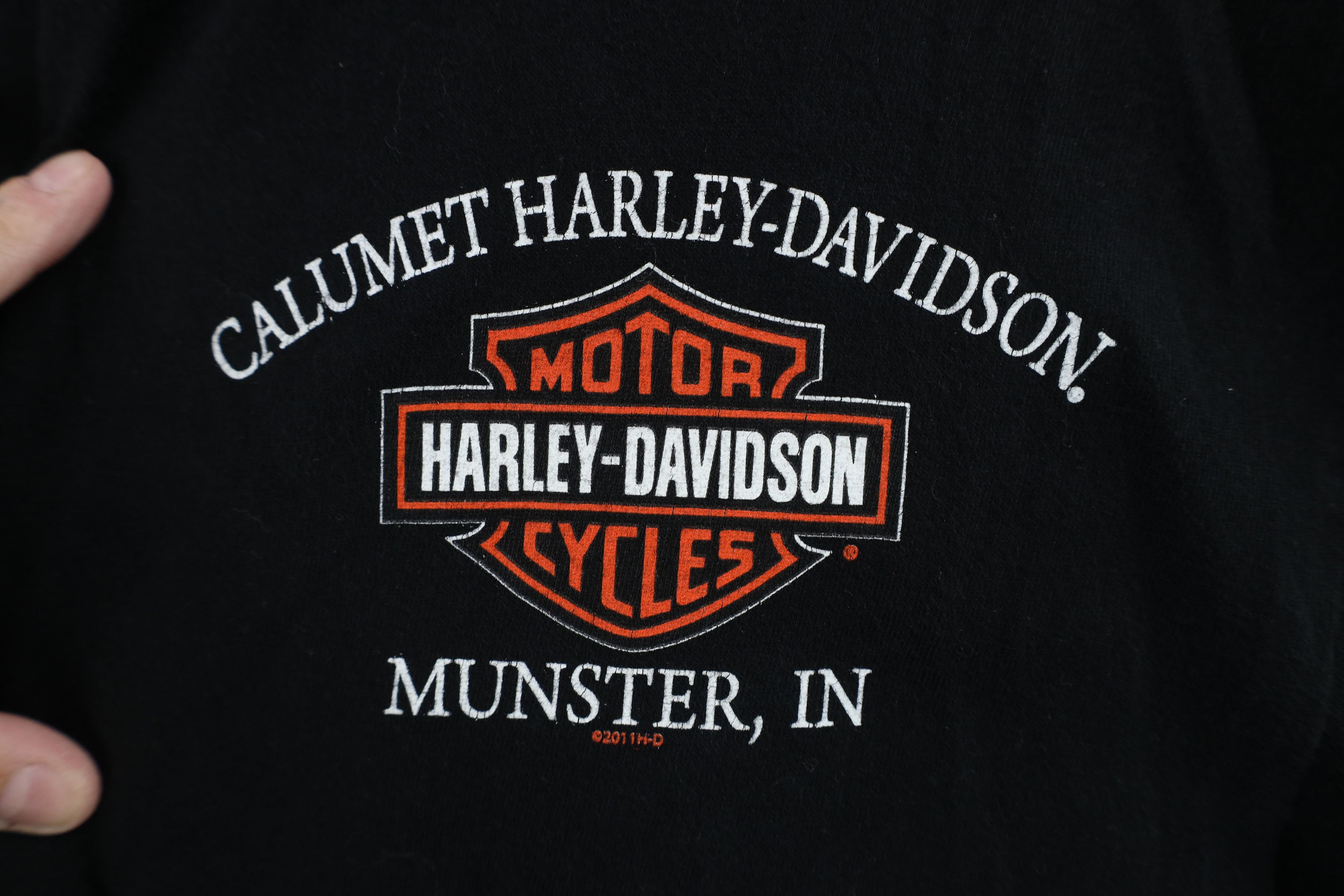 Harley Davidson Vintage Y2K Harley Davidson Spell Out Big Logo T-Shirt Black Size US XL / EU 56 / 4 - 4 Thumbnail