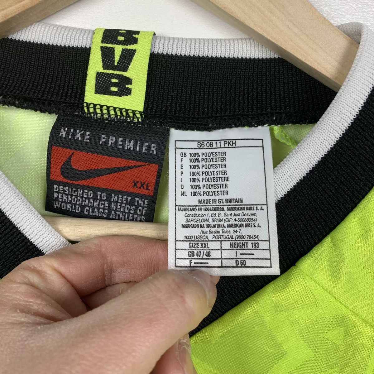 Nike Vintage Nike Borussia Dortmund Soccer Jersey Size XXL Green Size US XXL / EU 58 / 5 - 3 Thumbnail