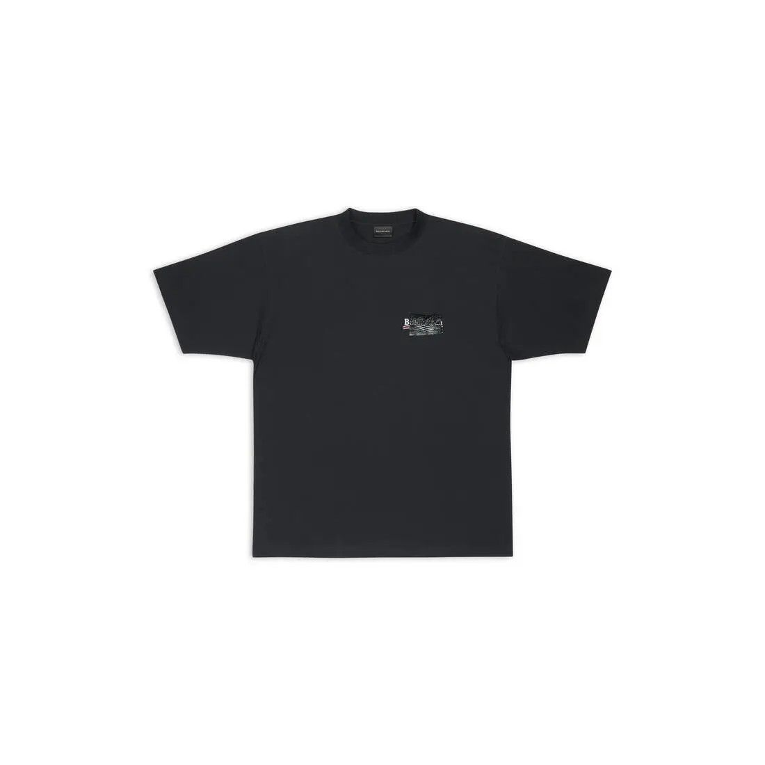 Balenciaga o1la1rc1a0625 Gaffer T-Shirt Large Fit in Black Size XXS / US 00 / IT 34 - 1 Thumbnail