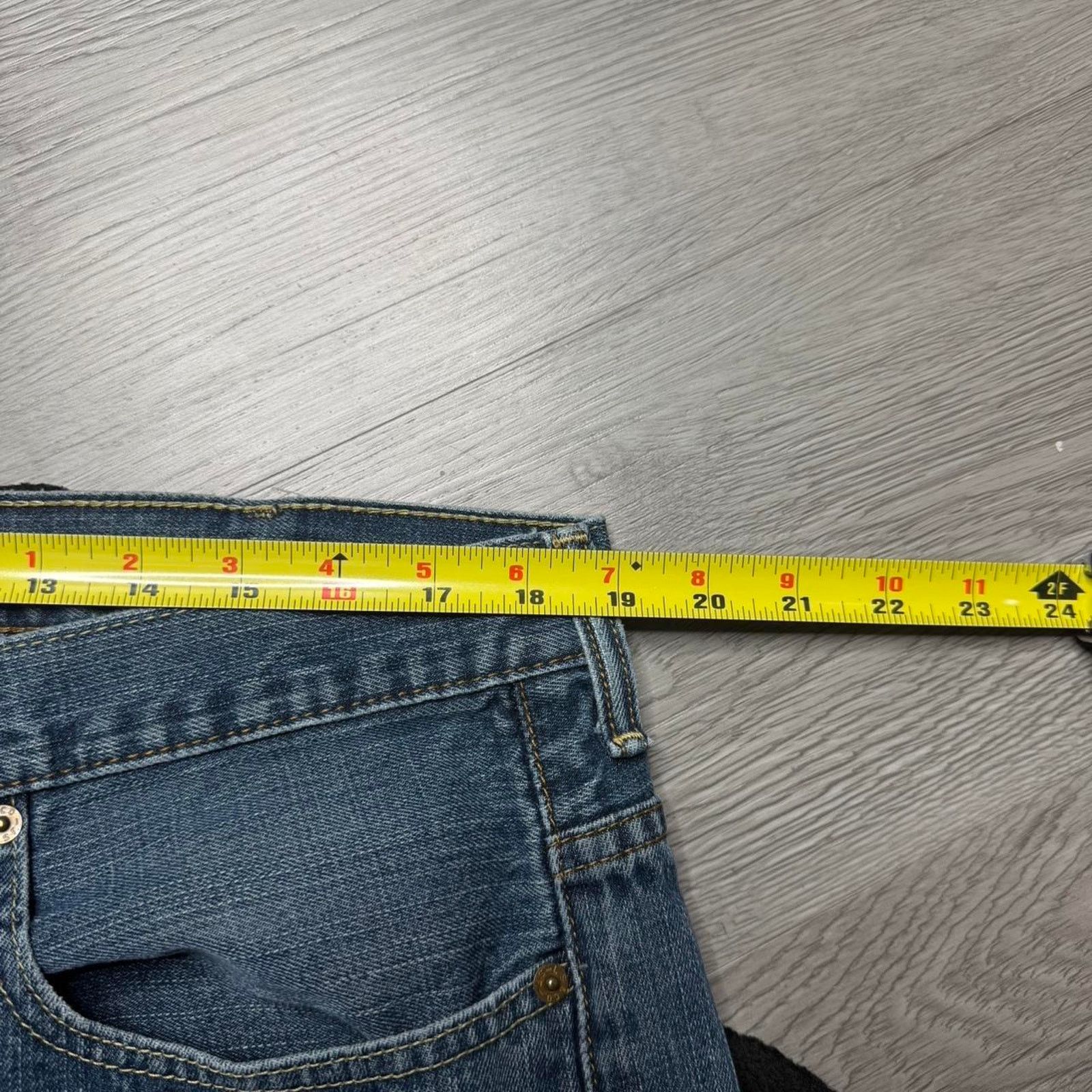 Levi's Levi’s Strauss 569 Loose Straight Stone Wash Denim Jeans Size US 38 / EU 54 - 4 Thumbnail