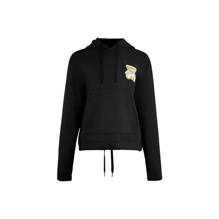 Moschino Moschino Graffiti Bear Hoodie for Women 0079 Size L / US 10 / IT 46 - 1 Thumbnail