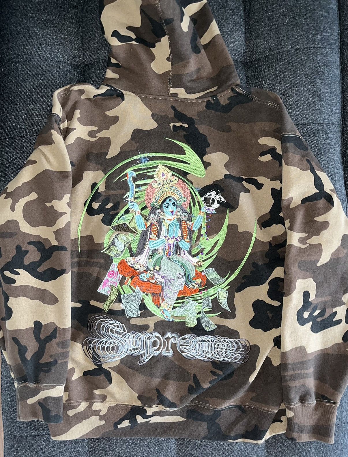 Supreme Supreme Lakshmi Zip Up Hooded Sweatshirt | Grailed