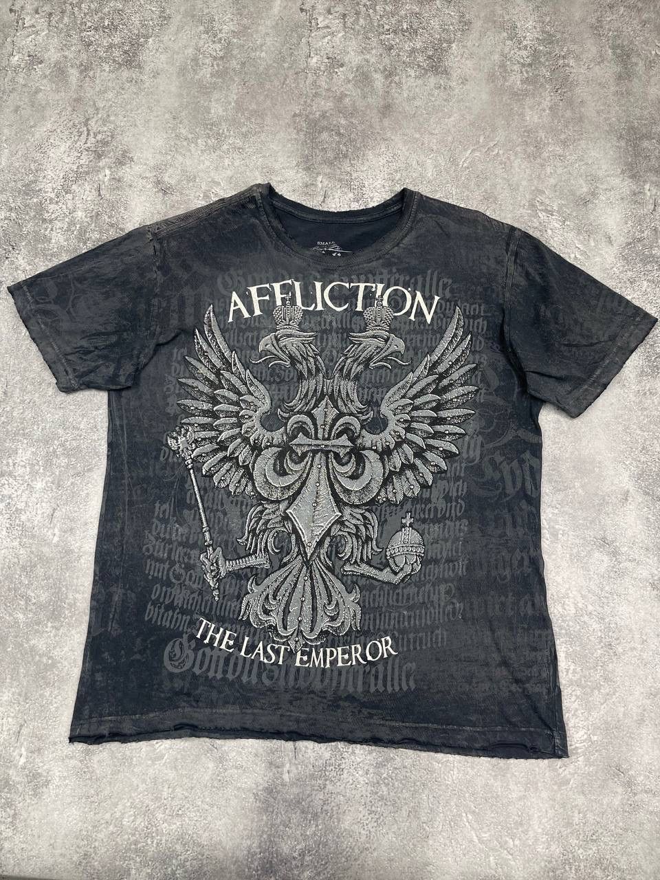Affliction Affliction Men T-Shirt Fedor Emelianenko Grey Vintage Size US S / EU 44-46 / 1 - 2 Thumbnail