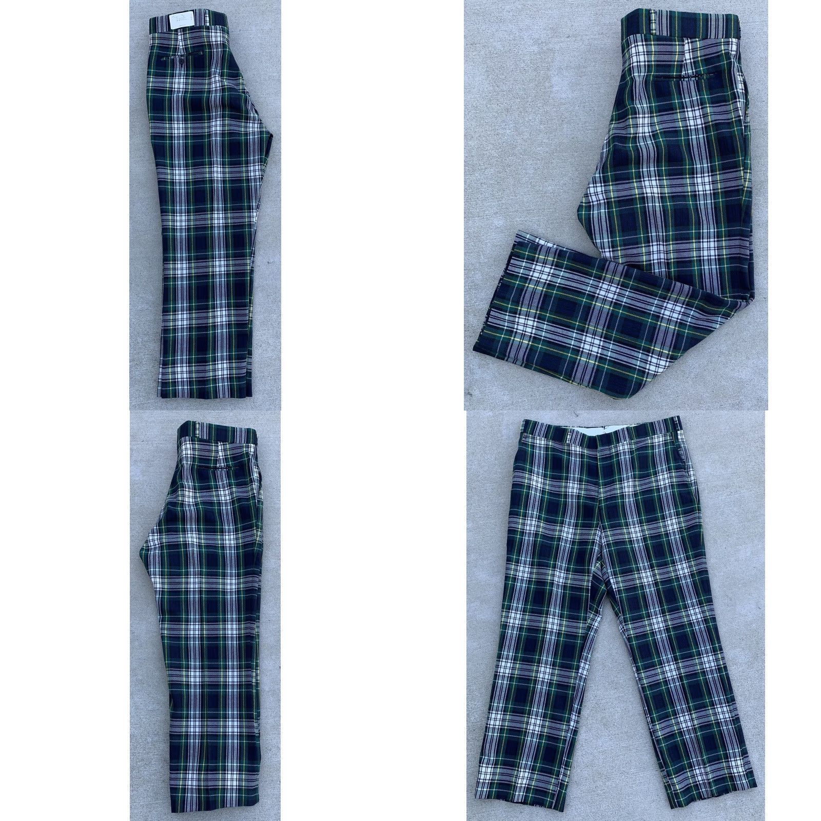 Vintage vintage plaid pants polyester worsted wool size 38 made in USA RN 31299 Size US 37 - 10 Thumbnail