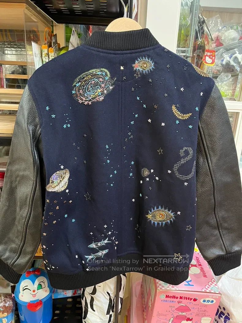 Valentino Valentino Universe starry sky embroidered studded beaded b Size L / US 10 / IT 46 - 4 Thumbnail