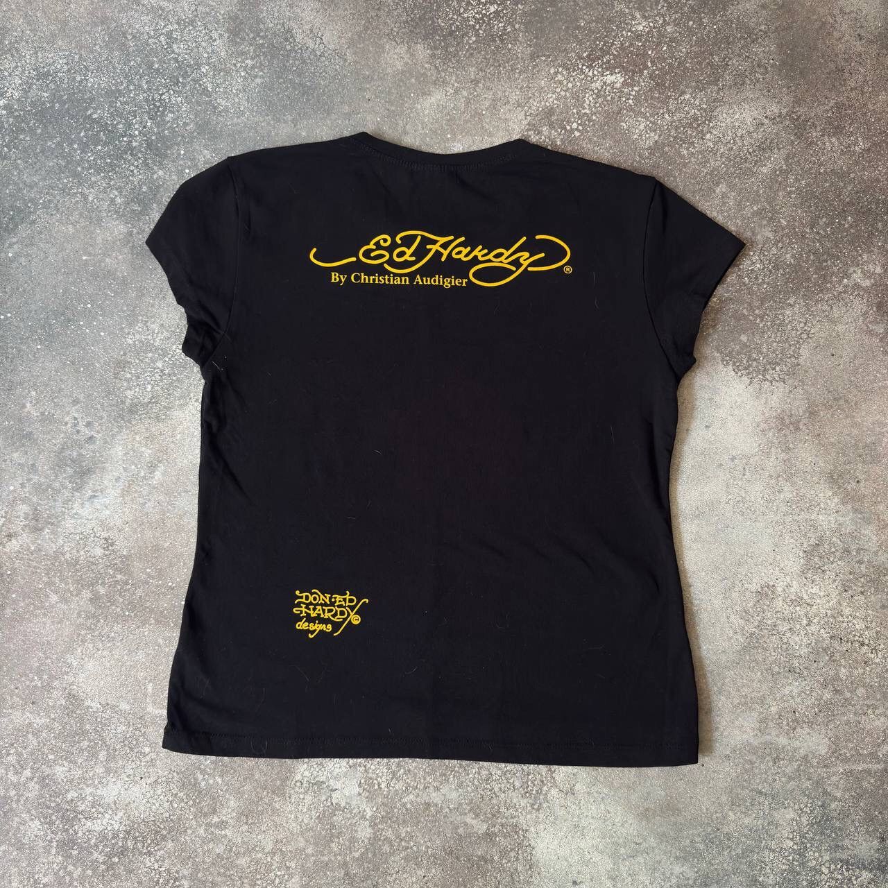 Christian Audigier × Ed Hardy Ed Hardy by Christian Audigier Y2K Rhinestones T-Shirt Size L / US 10 / IT 46 - 5 Thumbnail