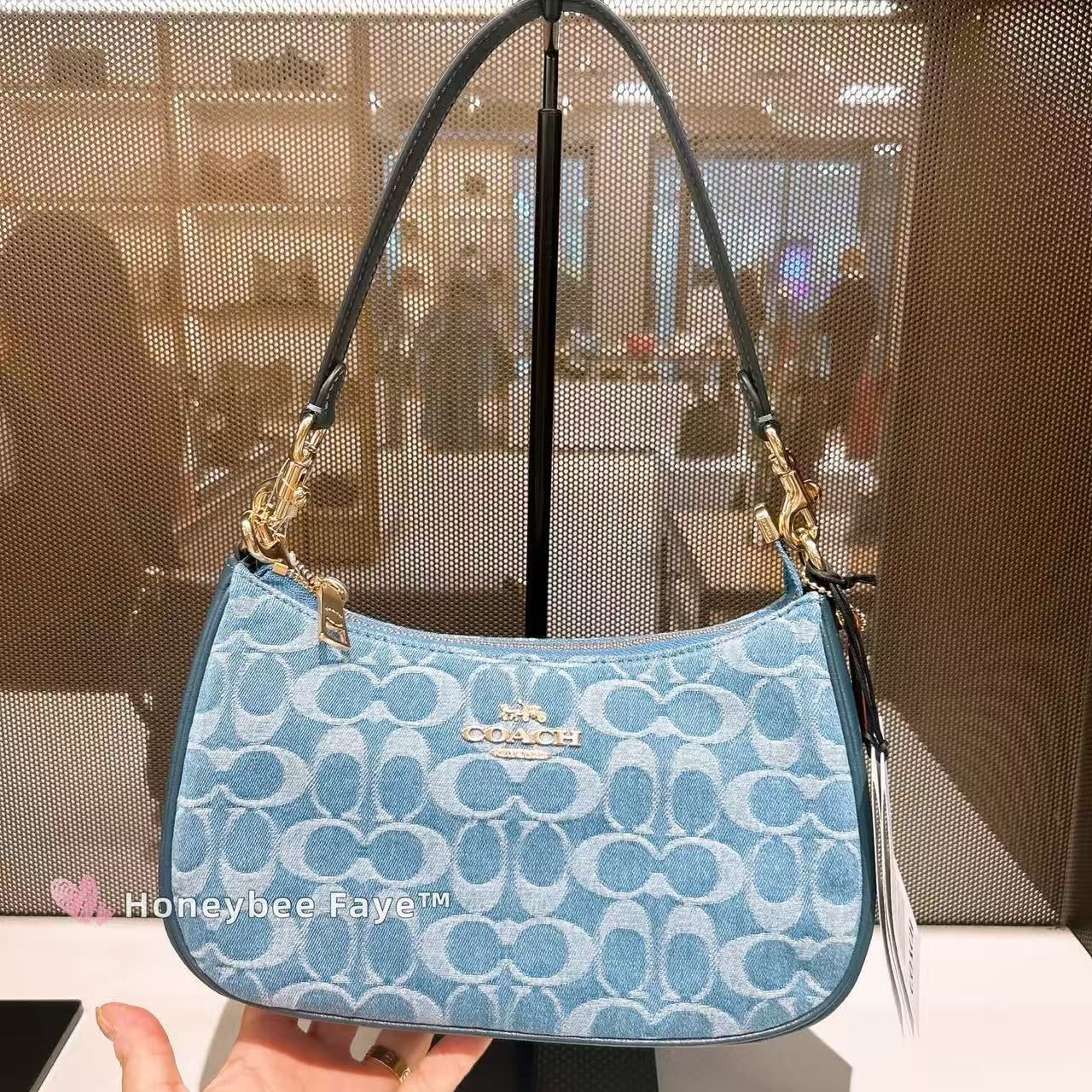Coach Teri Shoulder Bag In Signature Denim CDQ56 Size ONE SIZE - 2 Thumbnail