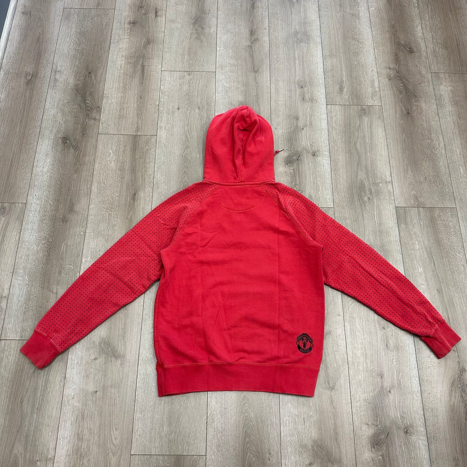 Nike red Nike Manchester United 1/4 zip hoodie Sweater Medium Size US M / EU 48-50 / 2 - 8 Thumbnail
