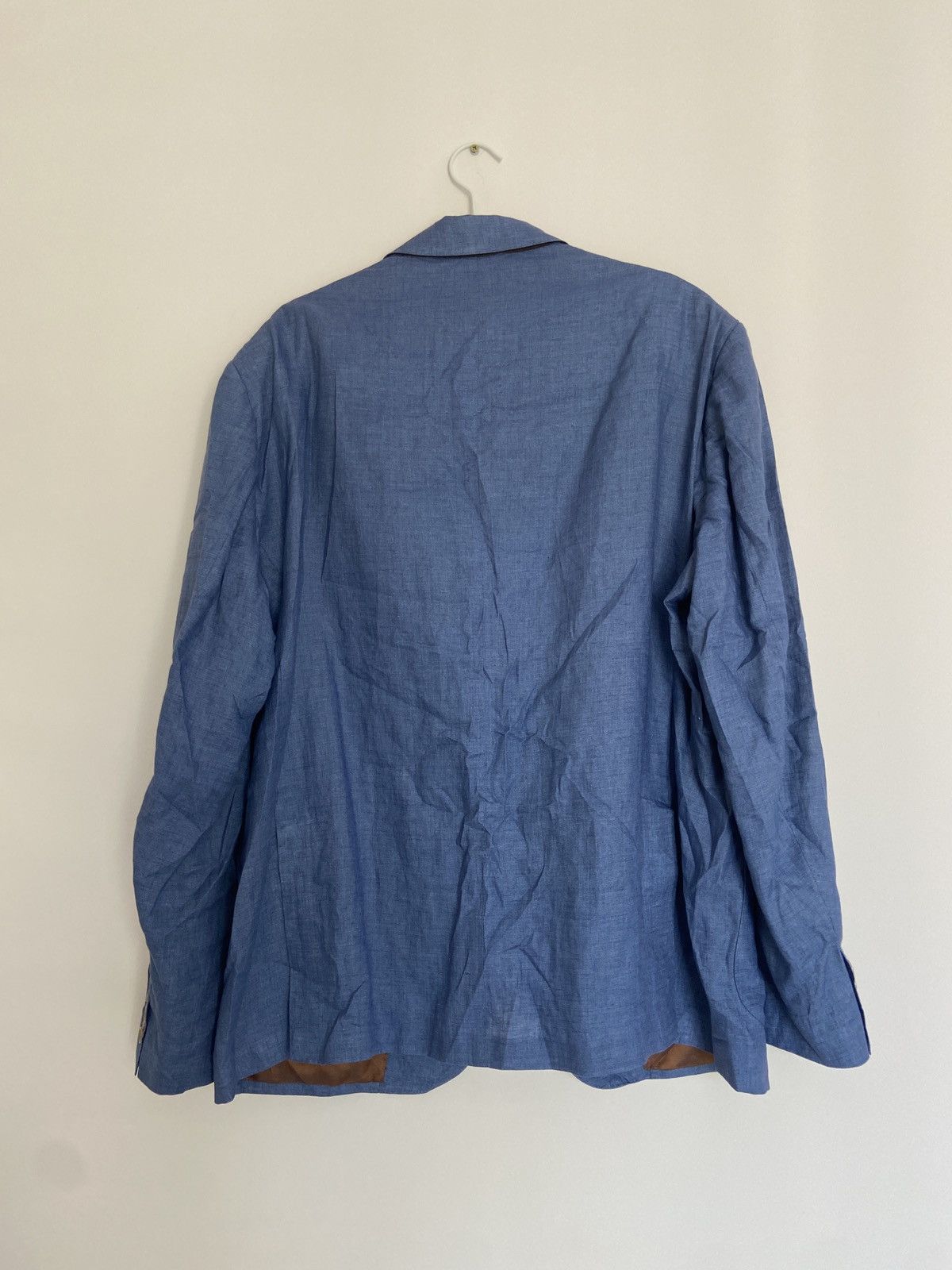 Loro Piana Loro Piana Madrid Sartorial Linen Blazer Size 52L - 8 Thumbnail