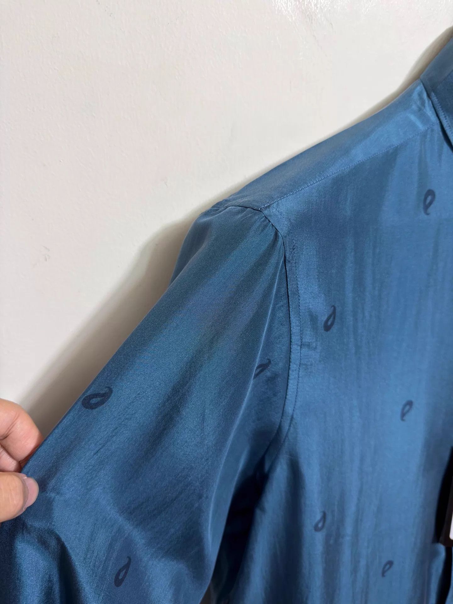 Emporio Armani Emporio Armani Morandi Silk Slim LS Shirt 40 Size US M / EU 48-50 / 2 - 4 Thumbnail