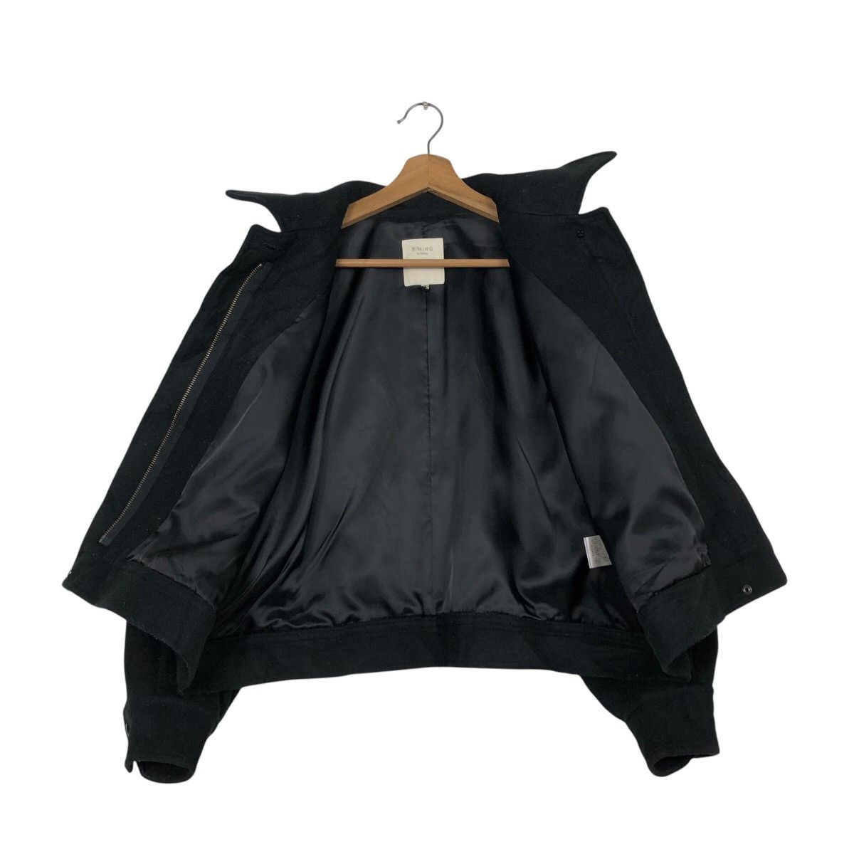 Beams Plus 📌Vintage Wool Biker Jacket B Ming Beams Issey Miyake Size US M / EU 48-50 / 2 - 14 Thumbnail