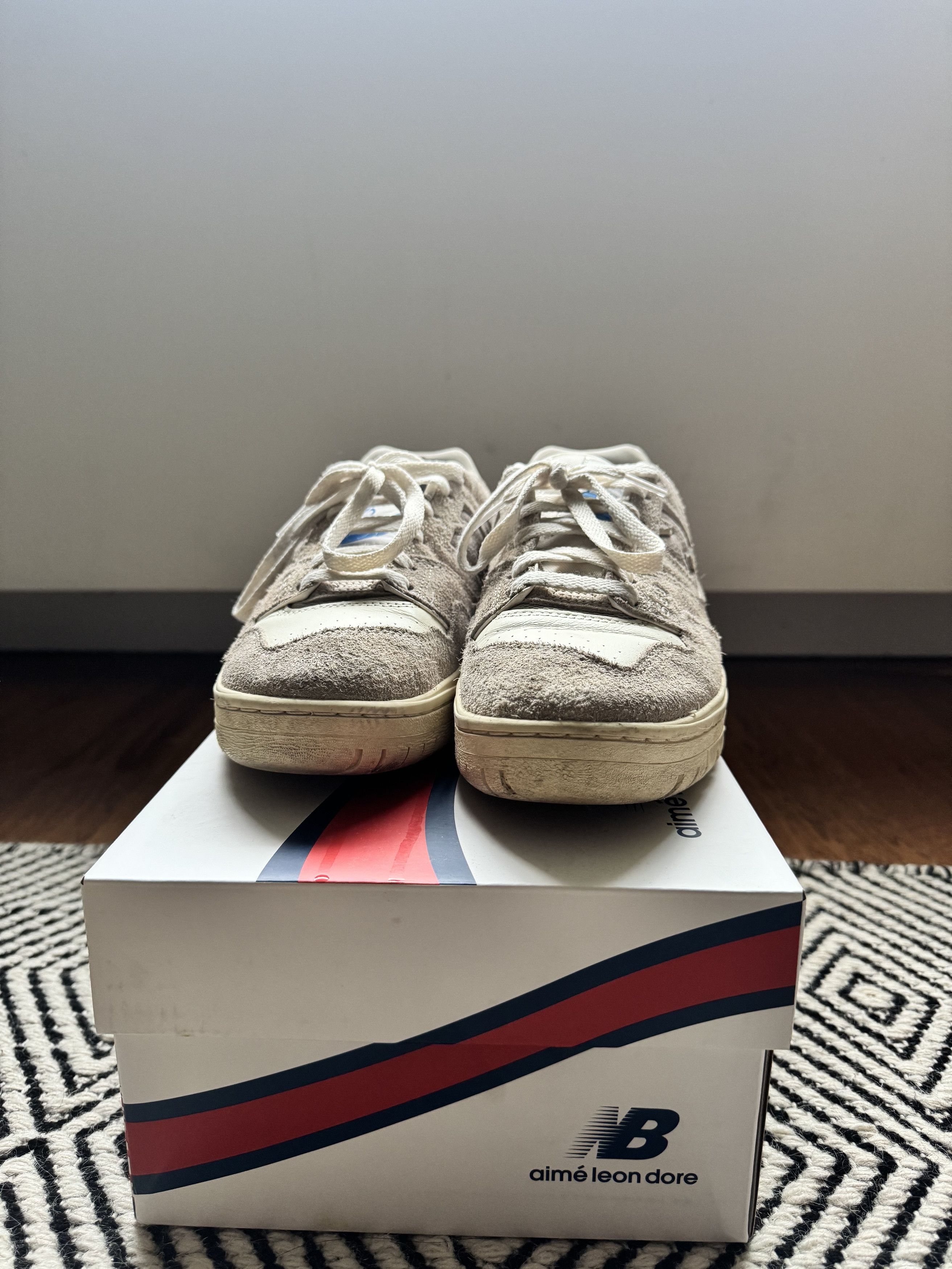 Aime Leon Dore × New Balance New Balance 550 Aime Leon Dore Grey Suede Size US 9 / EU 42 - 2 Thumbnail
