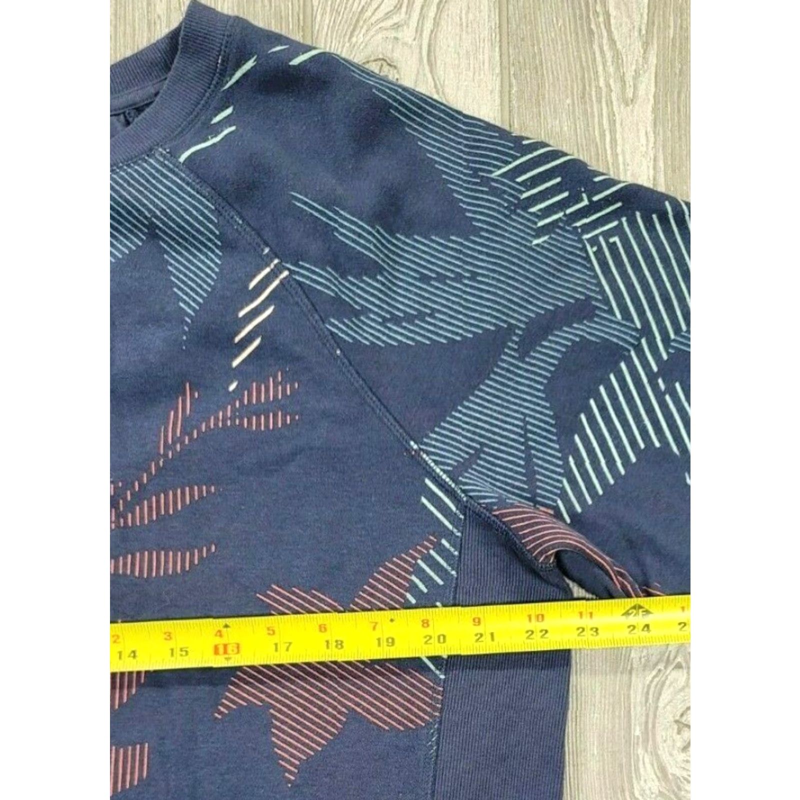 Champion Champion Heritage Sweatshirt Women's L Crew Neck Long Sleeve Print Blue Cotton Polyester Terry Heritage Floral Logo Retro All Seasons Size L / US 10 / IT 46 - 8 Thumbnail