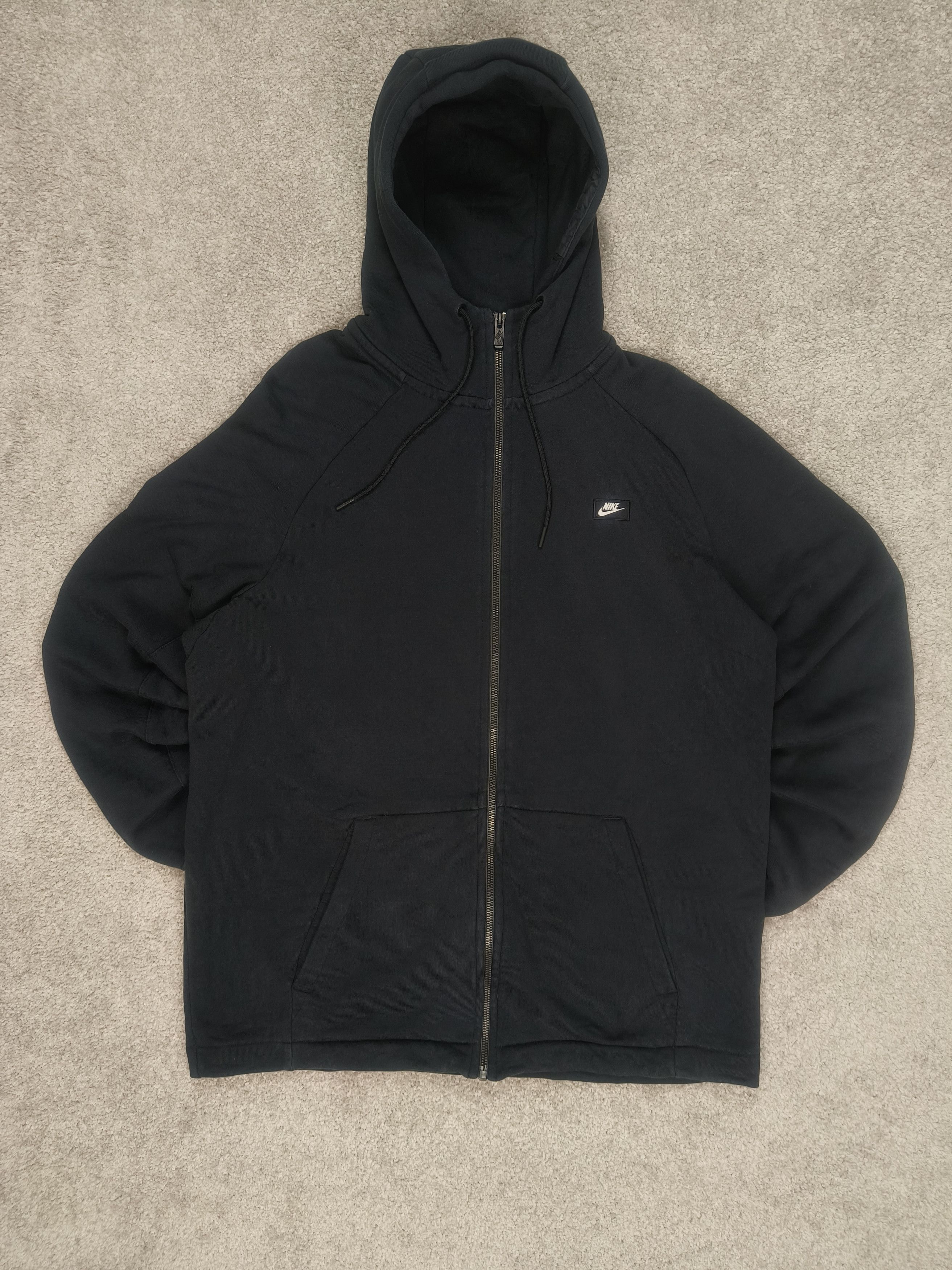 Nike Nike Sportswear Full-Zip Black Fleece Sweatshirt Hoodie Size XL / US 12-14 / IT 48-50 - 1 Thumbnail