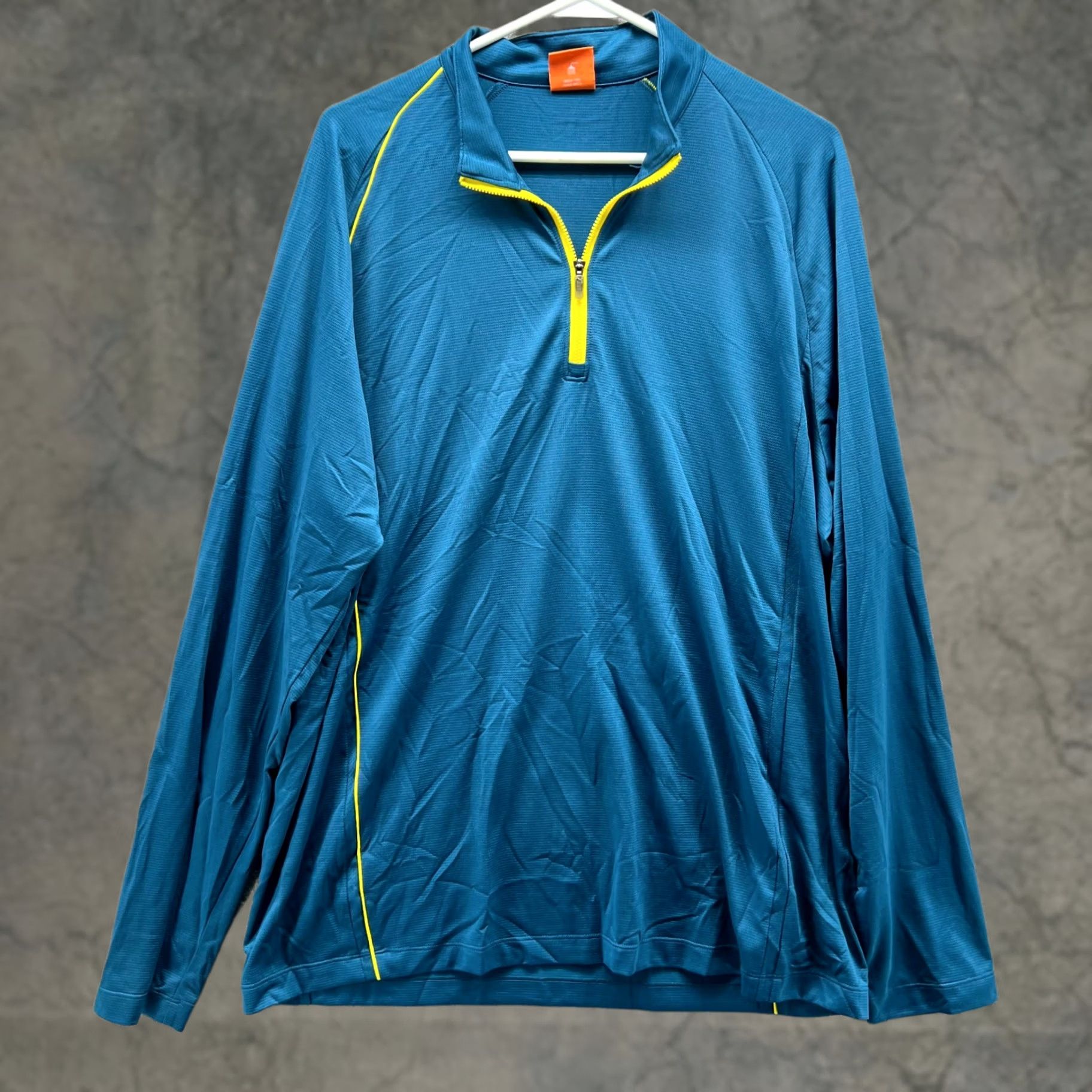 Puma Puma Sweatshirt Mens XL Blue 1/4 Zip Mock Neck Long Sleeve Pullover Athletic Shirt Knit Logo Size US XL / EU 56 / 4 - 1 Thumbnail