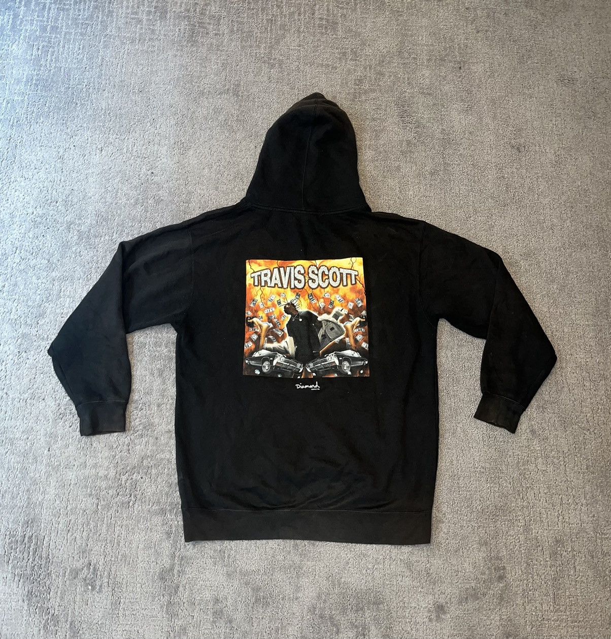Diamond Supply Co. × Travis Scott RARE Travis Scott Diamond Supply Co Cactus Jack Hoodie Size US L / EU 52-54 / 3 - 2 Thumbnail