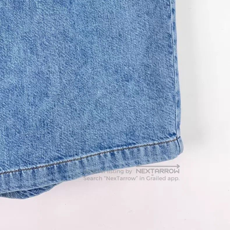 Acne Studios Acne Studios Blue washed cotton elastic waist casual denim Size 28" / US 6 / IT 42 - 4 Thumbnail