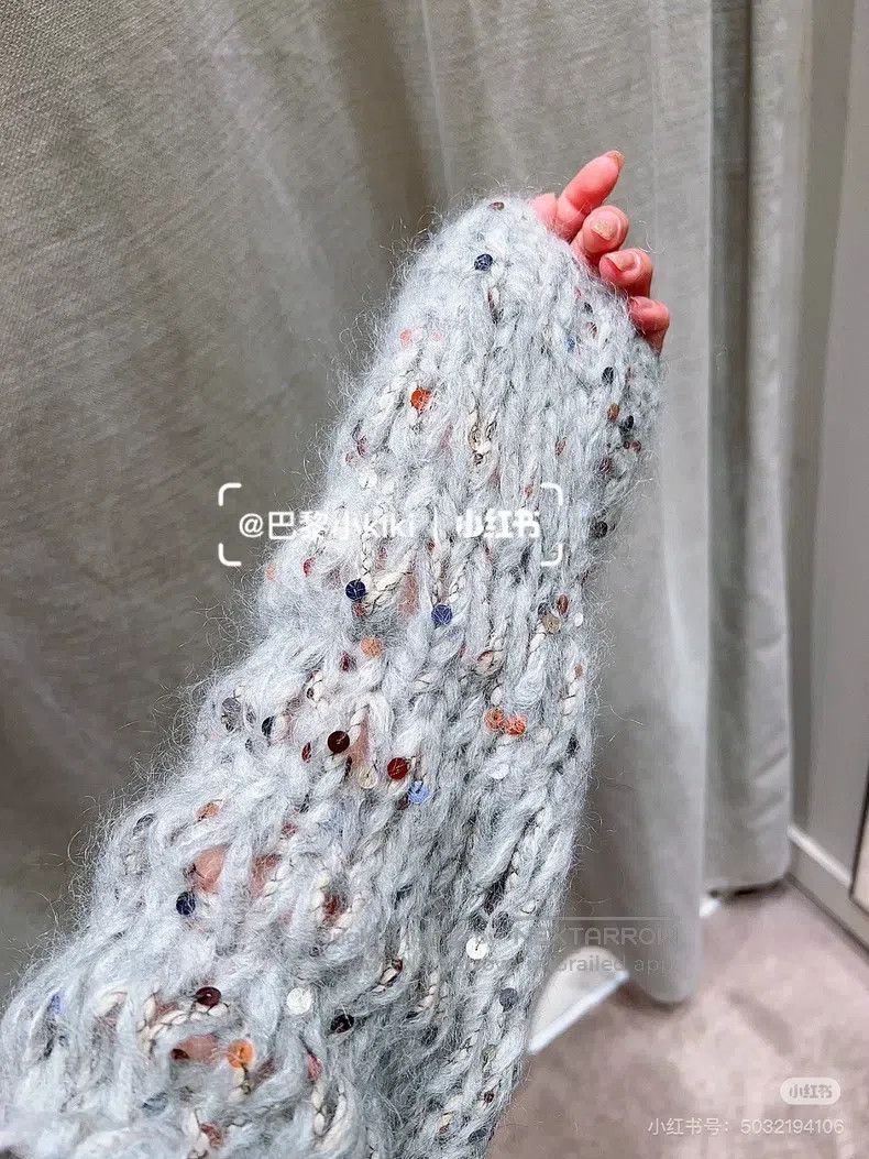 Brunello Cucinelli Brunello Cucinelli Glitter Opera Sweater Size S / US 4 / IT 40 - 8 Thumbnail