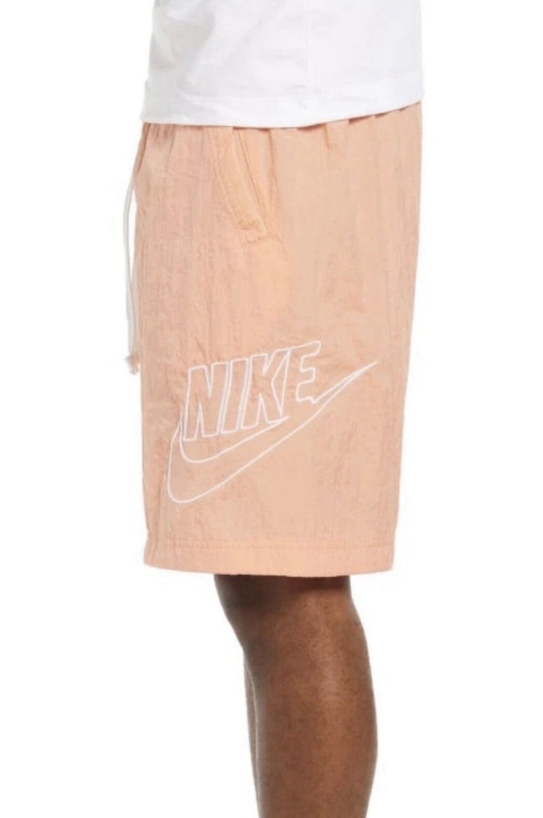 Nike Nike Alumni Woven Flow Nylon Water Short Peach Apricot Agate Size US 30 / EU 46 - 4 Thumbnail