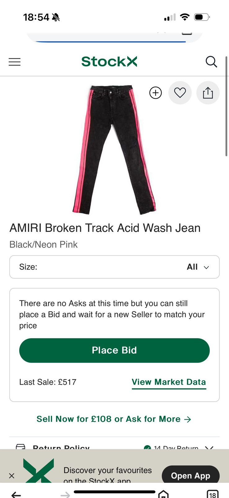 Amiri AMIRI jeans study TAPE MEASUREMENTS IN PHOTOS AND DESCRIPTIO Size US 32 / EU 48 - 24 Thumbnail