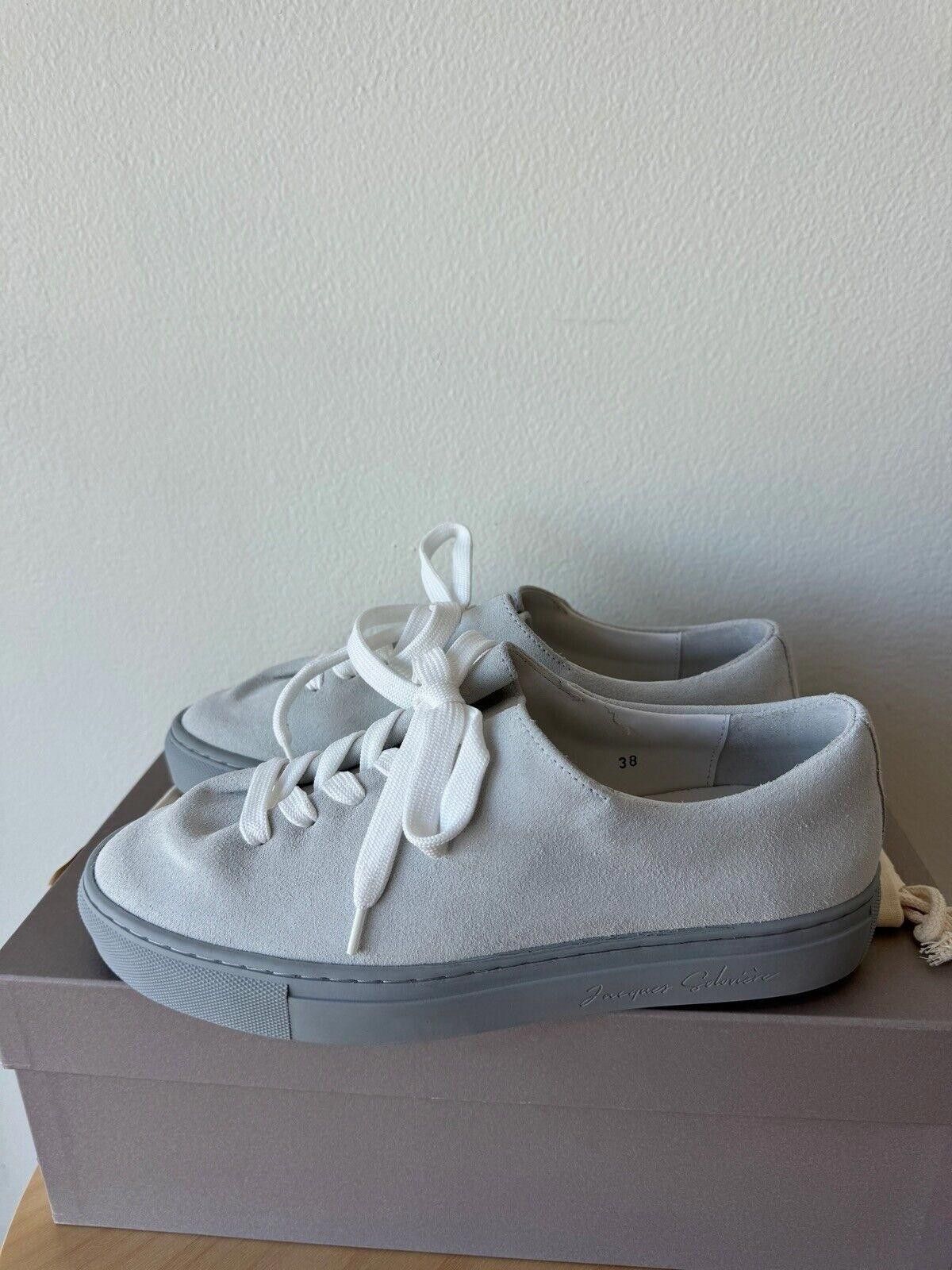 Jacques Soloviere mens jacques soloviere herve sneakers suede grey shoes 38 7 Size US 6 / EU 39 - 3 Thumbnail