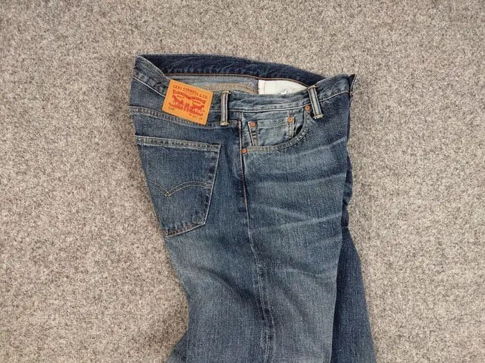 Levi's Vintage levis USA 508 Selvedge Faded Blue Denim Jeans Size US 33 - 17 Thumbnail