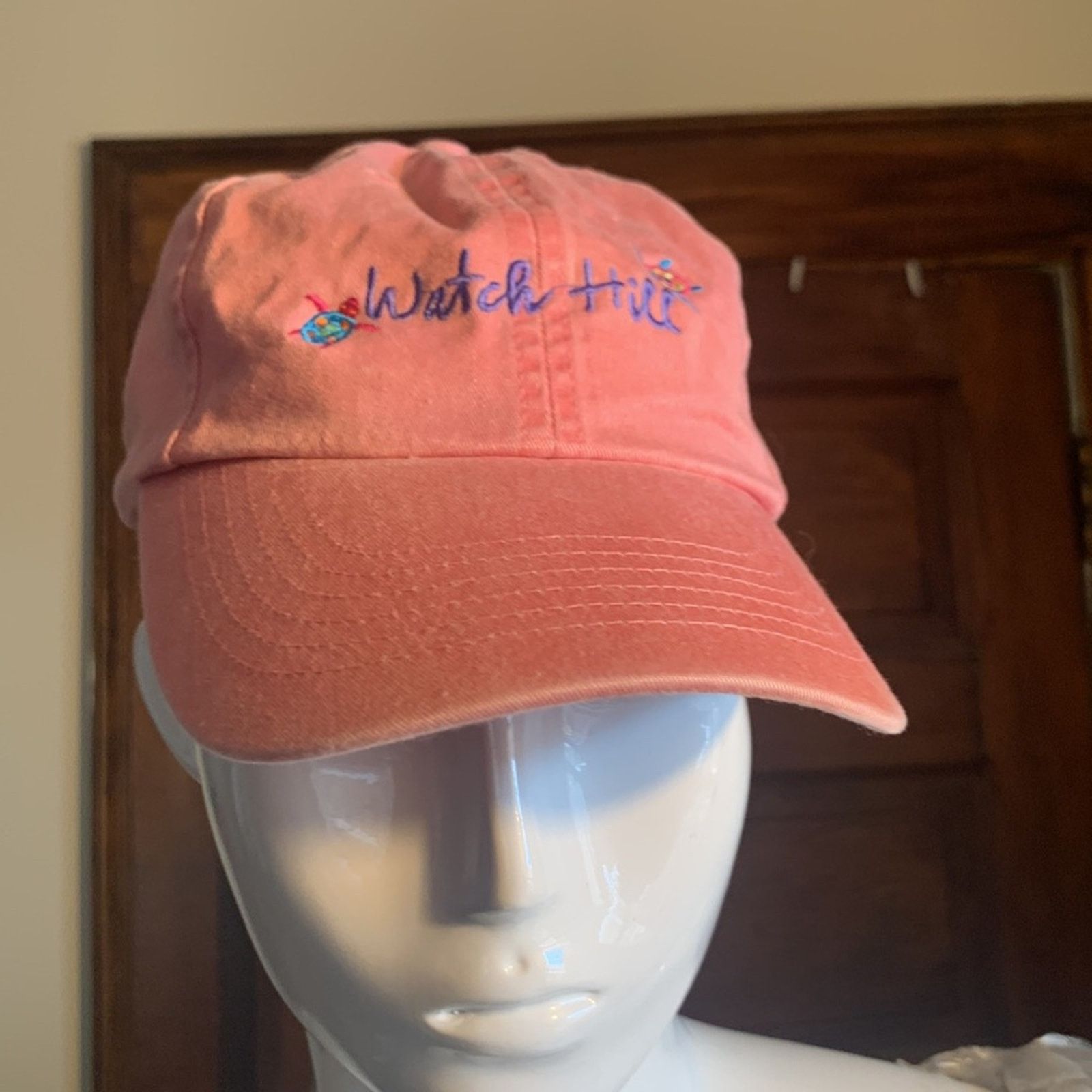 Vintage BNWT pink Watch Hill baseball cap hat Rhode Island youth Size ONE SIZE - 2 Thumbnail