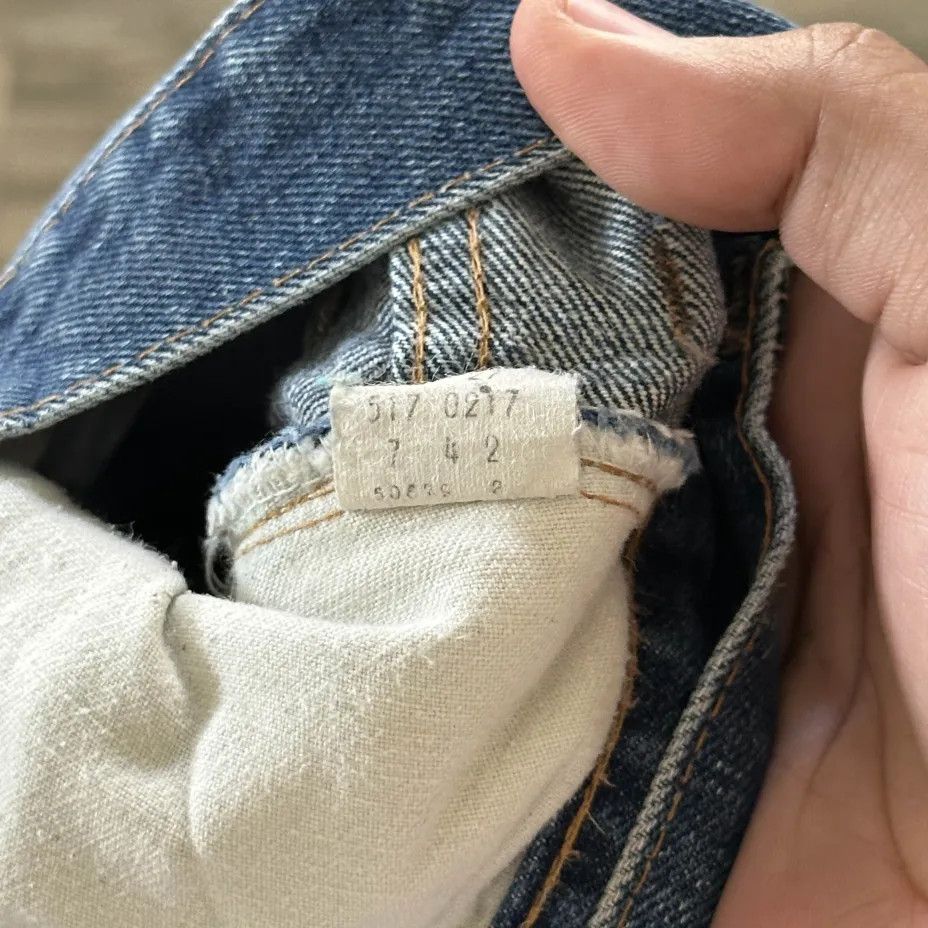 Levi's Vintage 70s Levi's 517 Single Stitch Red Tab Denim Jeans Size US 36 / EU 52 - 5 Thumbnail