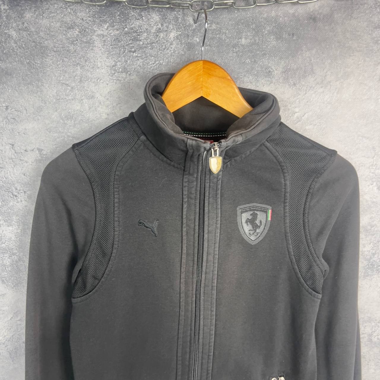 Puma Puma Ferrari Zip Sweatshirt Men's Size S Black Long Sleeve` Size US S / EU 44-46 / 1 - 2 Thumbnail