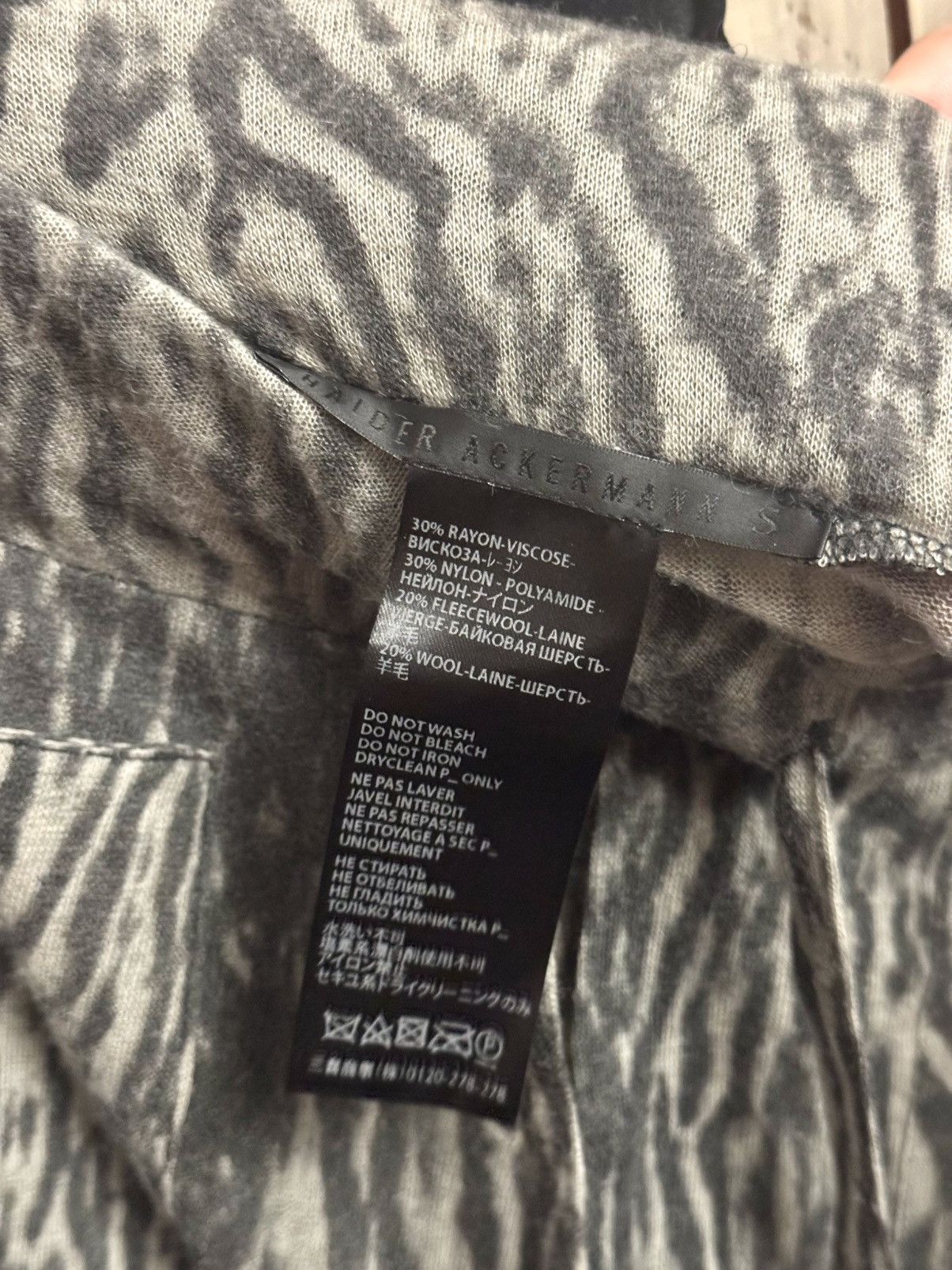 Haider Ackermann haider ackermann léopard print skinny joggers pants S Size US 29 - 2 Thumbnail