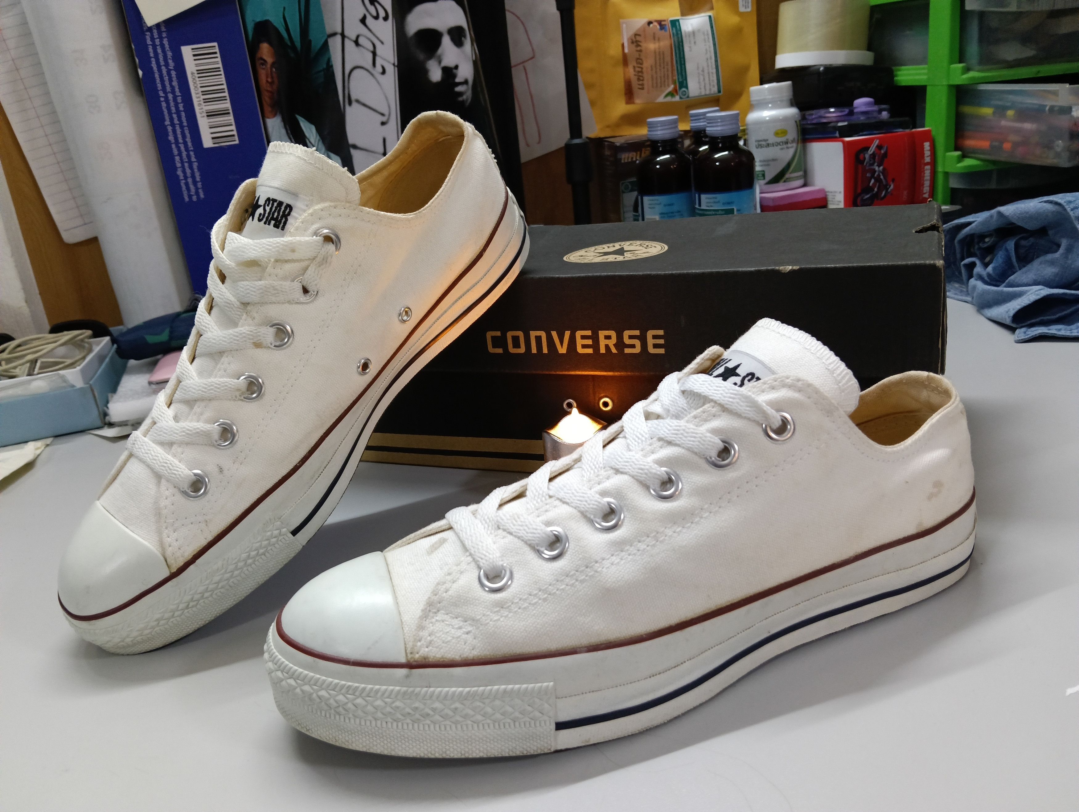 Vintage Converse all stars white US 7/ EU 40