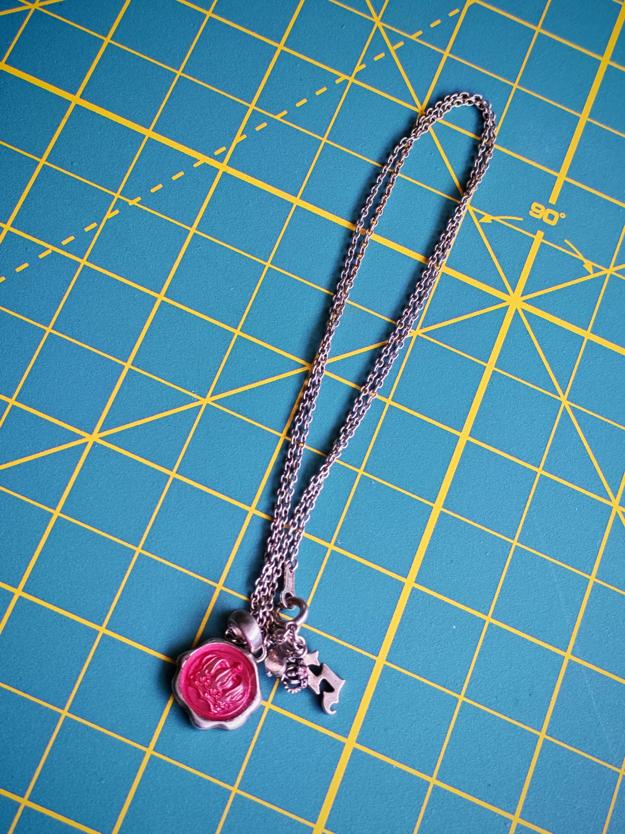 Other Saotome Gakuen Silver 925 Rare Pink Color Pendant Japan Pop Size ONE SIZE - 4 Thumbnail