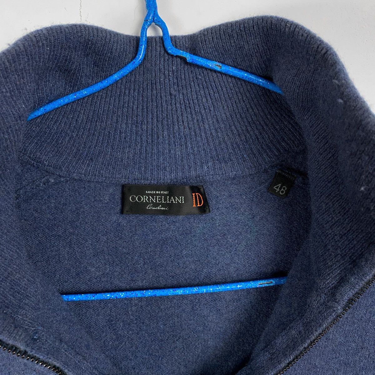 Corneliani Corneliani 1/4 Zip Wool Cashmere Sweater Size US S / EU 44-46 / 1 - 6 Thumbnail