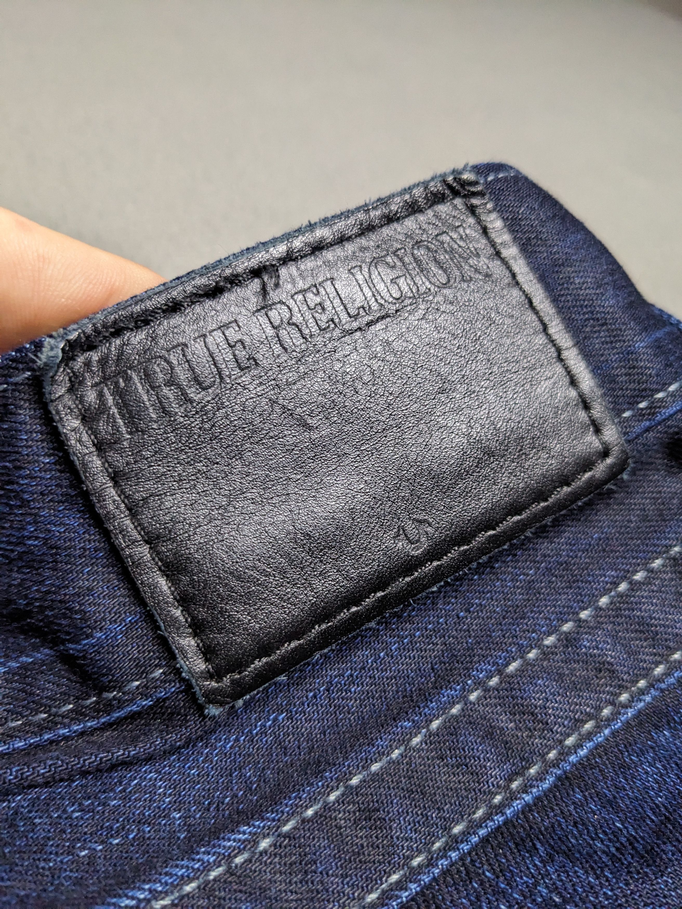 True Religion True Religion Ricky Jeans 34x29 Y2K Whiskered Made USA Size US 34 / EU 50 - 13 Thumbnail
