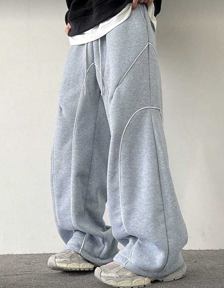 Japanese Brand Line Baggy Sweatpants Size US 36 / EU 52 - 2 Thumbnail