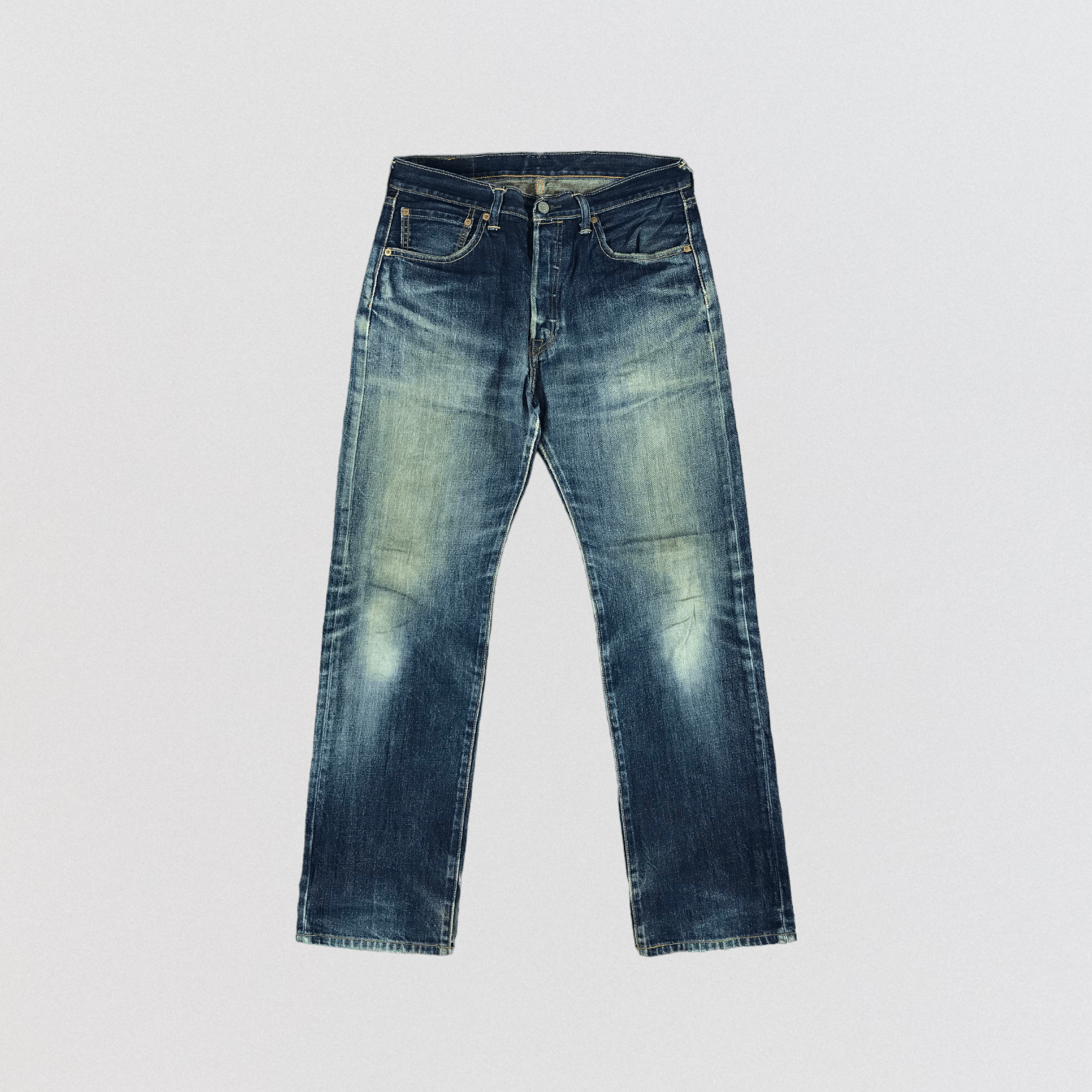 Levi's Vintage Blue Wash Levis 501 Jeans-JM2824 Size US 32 / EU 48 - 1 Thumbnail
